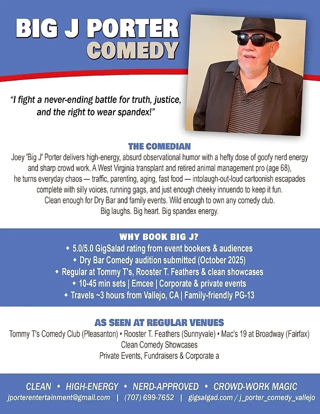 Big J Porter Comedy - comedian