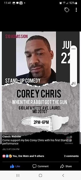 Corey Chris  - comedian