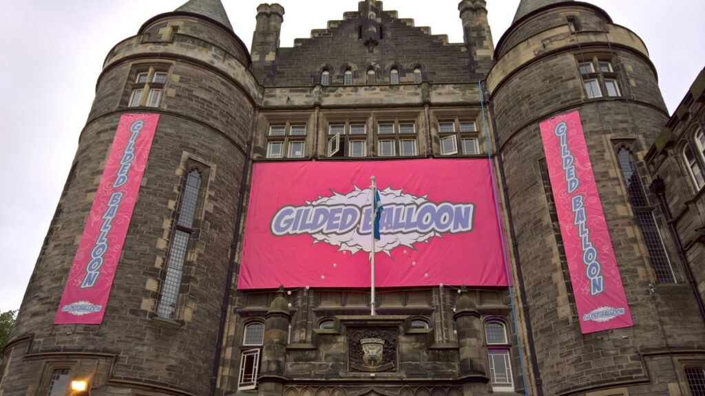 The Gilded Balloon (Teviot Row House) during the Edinburgh festival fringe 2017